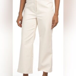 BAGATELLE Elegant Cream Wide-Leg Pants